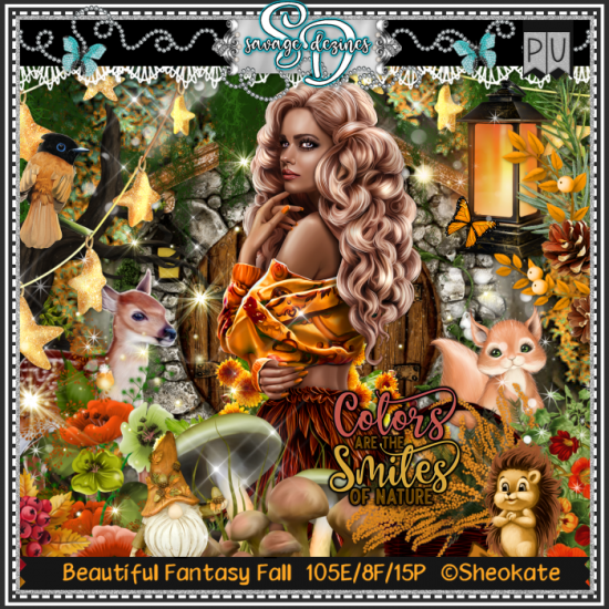 Beautiful Fantasy Fall Kit - Click Image to Close