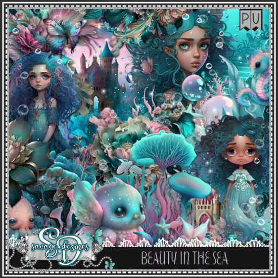 Beauty In The Sea Kit - Click Image to Close