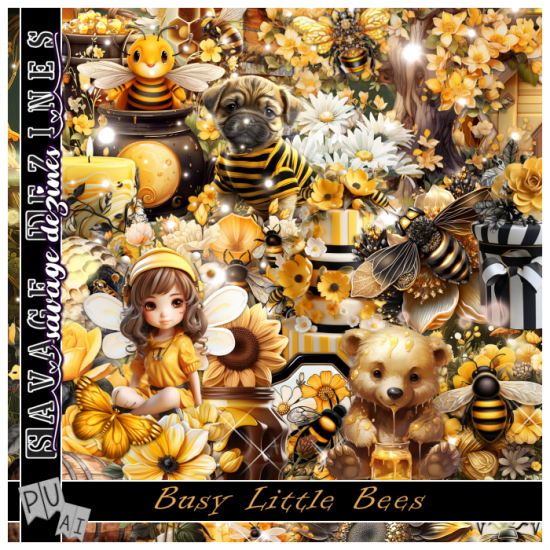 Busy Little Bees Kit Match - Click Image to Close