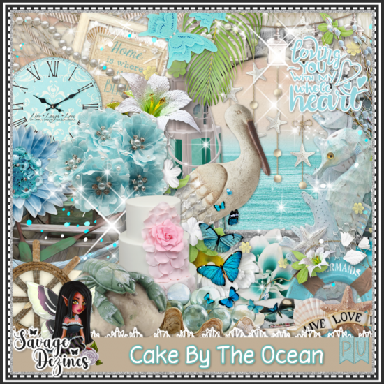 Cake By The Ocean Kit - Click Image to Close