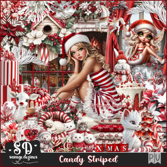 Candy Striped Kit - Click Image to Close