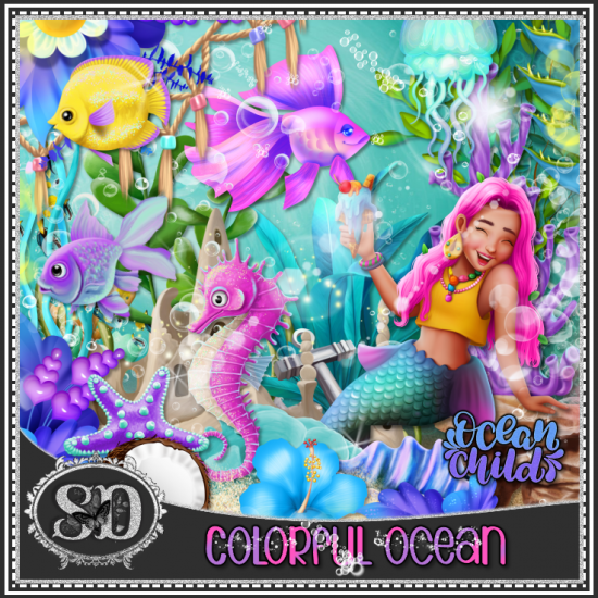 Colorful Ocean Kit - Click Image to Close