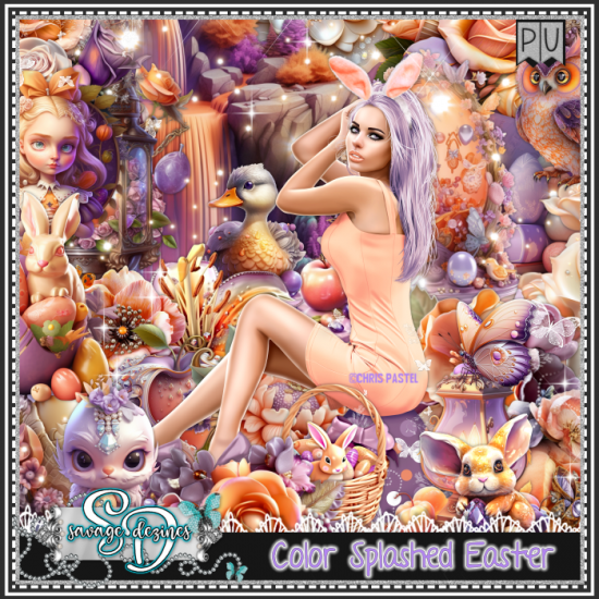 Color Splashed Easter Kit - Click Image to Close