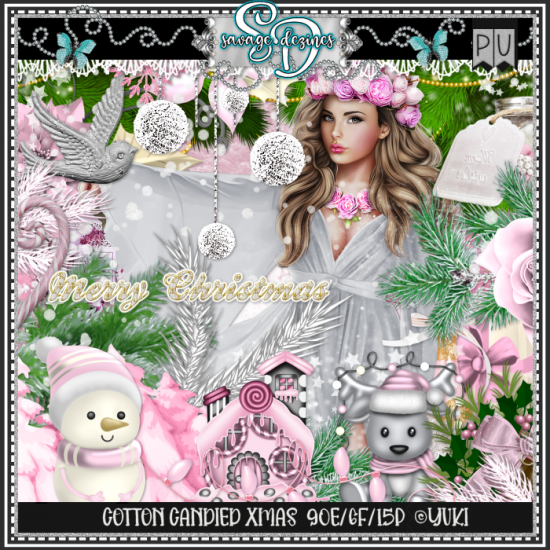 Cotton Candied Xmas Kit - Click Image to Close