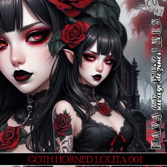 AI CU Gothic Horned Lolita 001 - Click Image to Close