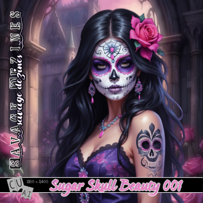 AI CU Sugar Skull Beauty 001