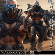 AI CU Warrior Cyborg 001