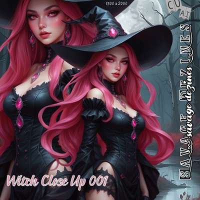 AI CU Witch Close Up 001