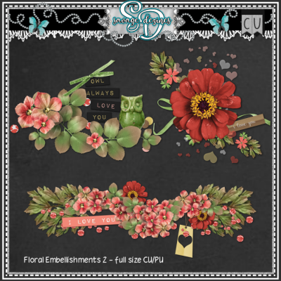 CU Floral Embellishments 2