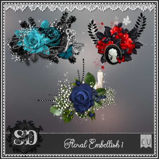 Floral Embellish 1 - Click Image to Close