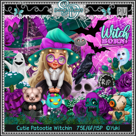 Cutie Patootie Witchin Kit - Click Image to Close