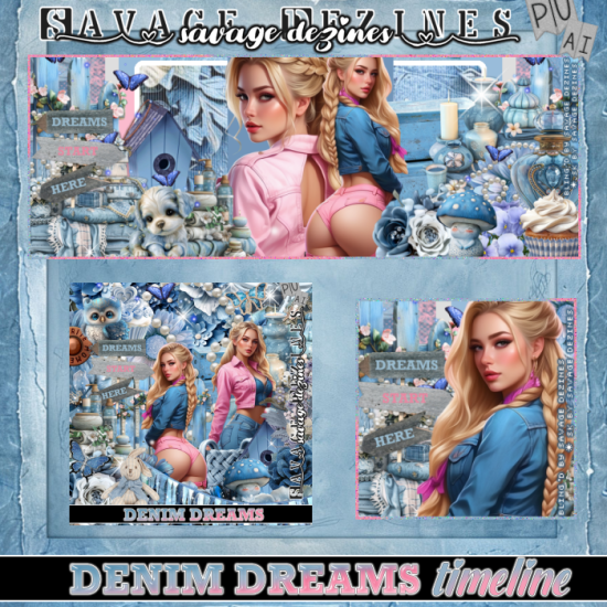 Denim Dreams TL Set - Click Image to Close