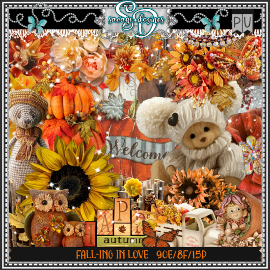 Fall-ing In Love Kit - Click Image to Close