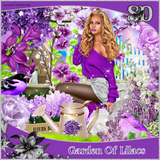 Garden Of Lilacs Kit - Click Image to Close