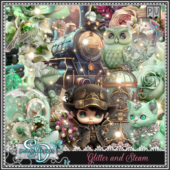 Glitter and Steam Kit - Click Image to Close