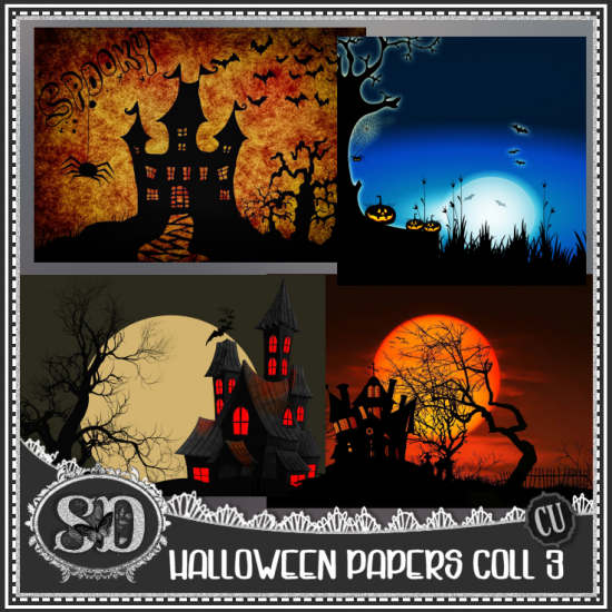 Halloween Papers Collection 3 - Click Image to Close