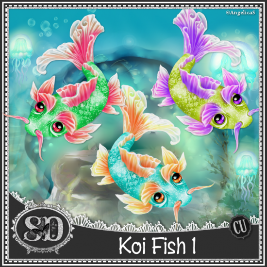 Koi Fish 1 - Click Image to Close