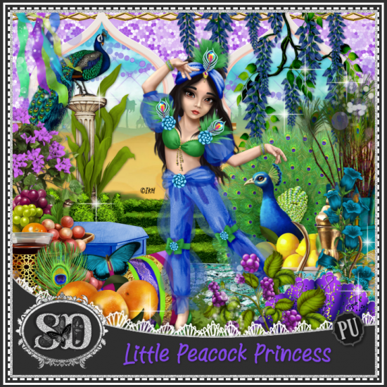 Little Peacock Princess Kit - Click Image to Close