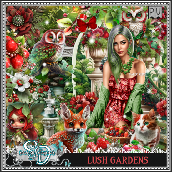 Lush Gardens Kit - Click Image to Close