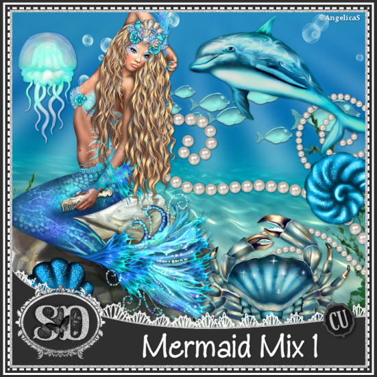 Mermaid Mix 1 CU - Click Image to Close