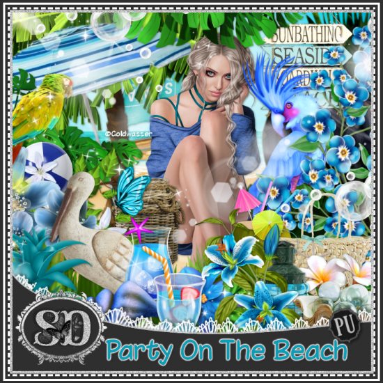 Party On The Beach Kit - Click Image to Close