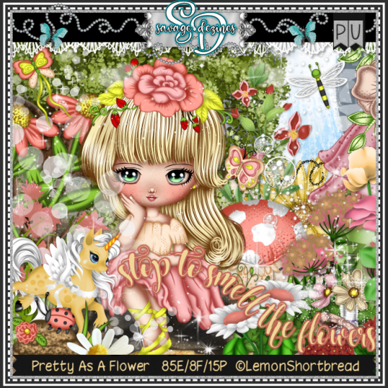 Pretty As A Flower Kit - Click Image to Close