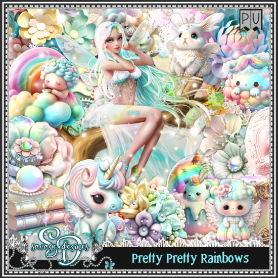 Pretty Pretty Rainbows Kit - Click Image to Close