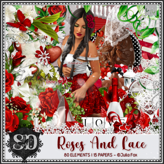 Roses and Lace Kit - Click Image to Close