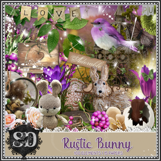 Rustic Bunny Kit - Click Image to Close