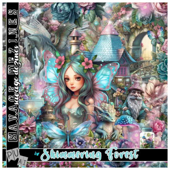 Shimmering Forest Kit - Click Image to Close