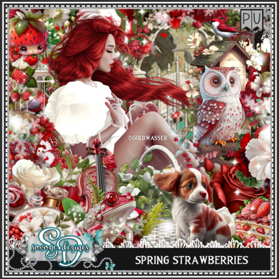 Spring Strawberries Kit - Click Image to Close