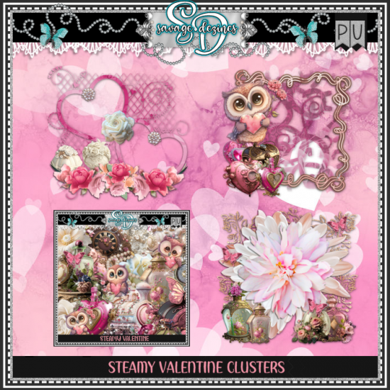 Steamy Valentine Kit - Click Image to Close
