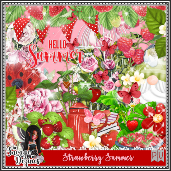 Strawberry Summer Kit - Click Image to Close