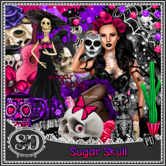 Sugar Skull Kit - Click Image to Close