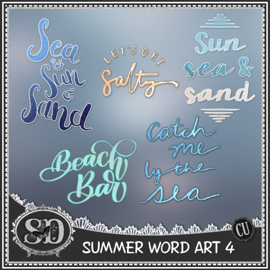 Summer Word Art 4 - Click Image to Close