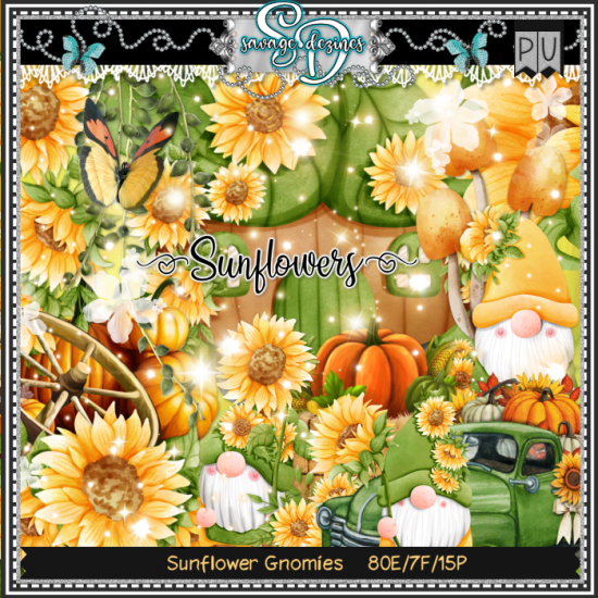 Sunflower Gnomies Kit - Click Image to Close