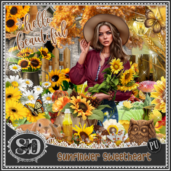 Sunflower Sweetheart Kit - Click Image to Close