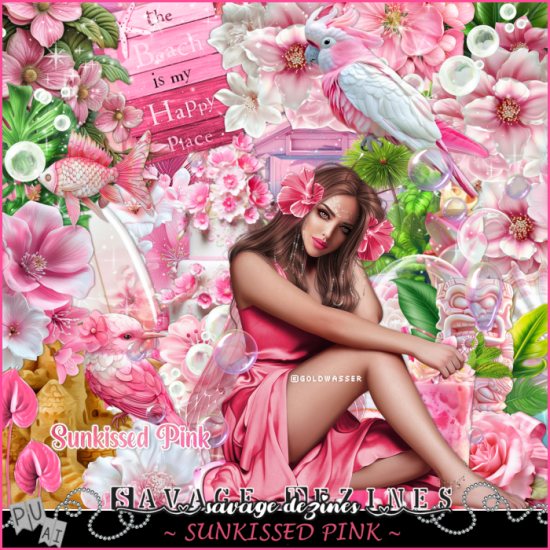 Sunkissed Pink Scrap Kit - Click Image to Close