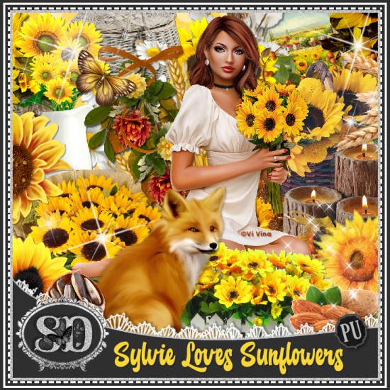 Slyvie Loves Sunflowers Kit - Click Image to Close