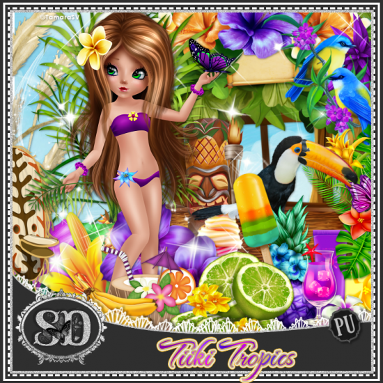 Tiki Tropics Kit - Click Image to Close