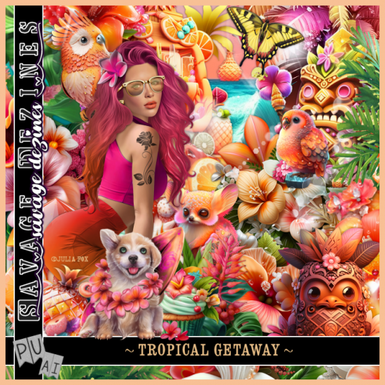 Tropical Getaway Kit - Click Image to Close