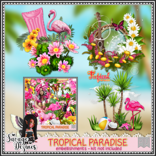 Tropical Paradise EMB1 - Click Image to Close