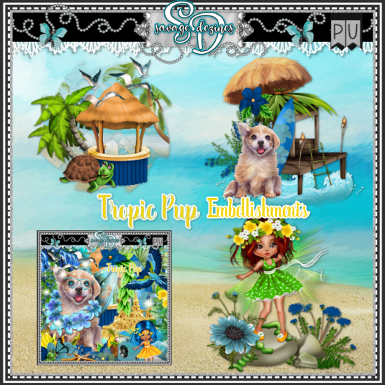 Tropic Pup EMB1 - Click Image to Close