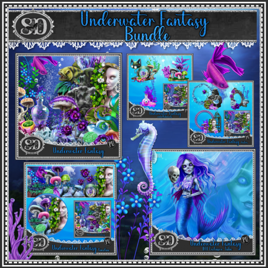 Underwater Fantasy Bundle - Click Image to Close