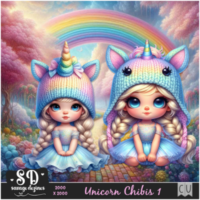 AI CU Unicorn Chibis 1