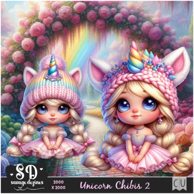 AI CU Unicorn Chibis 2