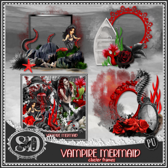 Vampire Mermaid Kit - Click Image to Close