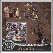 Wiccan Sisters Embellishments