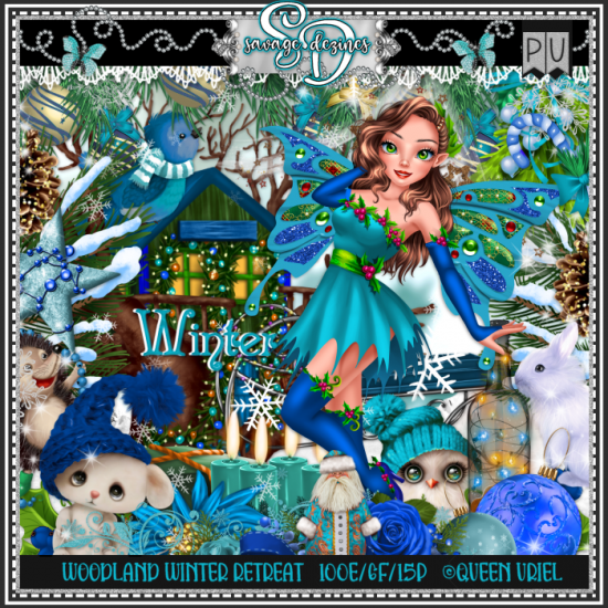 Woodland Winter Retreat Kit - Click Image to Close