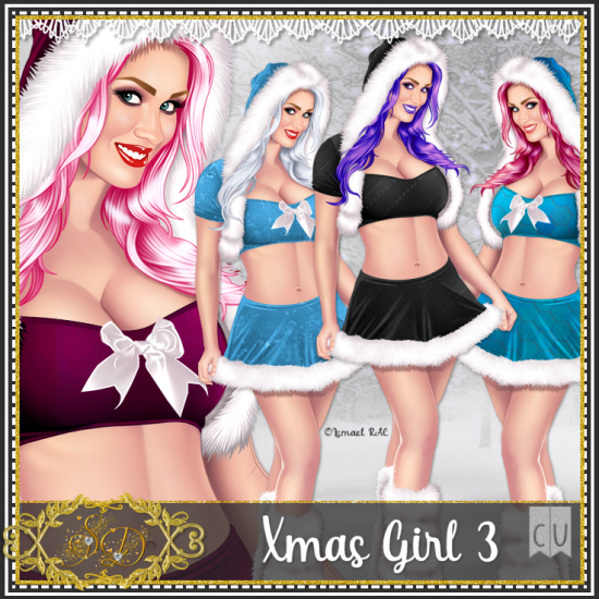 Xmas Girl 3 - Click Image to Close